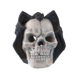 Fire Pit Demon Skull Gas Log for Ventless & Vent Free, Propane, Gel, Ethanol, Electric, Outdoor Fireplace and Fire Pit