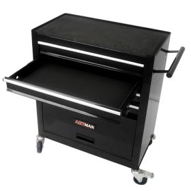 Metal Wheelie Tool Cart (Option: Black)