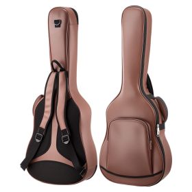 Acoustic Guitar Hard Case, 47.1 Inch, Hard-Shell Protective Travel Carrying Case With Accessory Compartment, Foam Padding, Portable Handle, Shoul (Option: default)