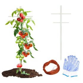 1PC 7FT Hollow T-profile Climbing Trellis, Stable And Durable, Perfect For Climbing Plants, A Modern Garden Decoration. (Option: 7FT1inch)