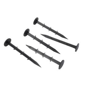 50PC 4.5inch Plastic Lawn Turf Spikes, Groundsheet Fixing Spikes, Outdoor Turf Fixing Spikes, Windproof And Durable (Option: 45inch)